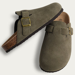 Mules en daim - Livraison offerte