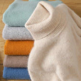 Pull à col roulé pour femmes 100% laine mérinos - Livraison offerte