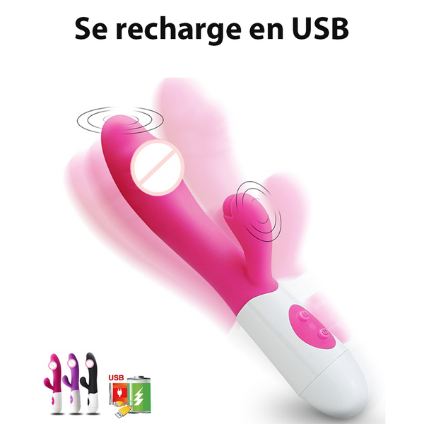 Vibromasseur en silicone pour femme