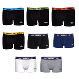 Lot de 8 boxers en coton de la marque Umbro - Livraison offerte