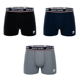 Lot de 3 boxers en coton de la marque Pierre Cardin - Livraison offerte