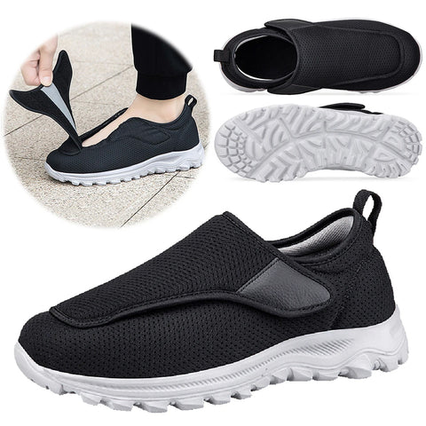 Baskets orthopédiques extra larges pour hommes et femmes, adaptées aux pieds gonflés - Livraison offerte
