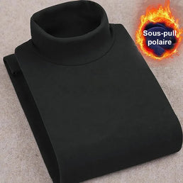 Sous-pull polaire chaud en velours - Livraison offerte
