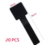 20 attaches de câbles auto-adhésives - Livraison Offerte