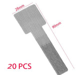 20 attaches de câbles auto-adhésives - Livraison Offerte