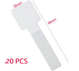 20 attaches de câbles auto-adhésives - Livraison Offerte