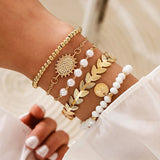 Selena Bracelet : Ensemble de 5 Bracelets Bohème - Livraison offerte