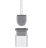 Brosse en silicone pour toilette avec socle - Livraison offerte