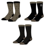 Lot de 3 boxers en coton de la marque pierre cardin + 6 paires de chaussettes de ville en coton peigné de la marque Serge Blanco - livraison offerte