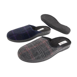 Chaussons avec motifs à carreaux pour homme taille 40 - 45 - Livraison offerte