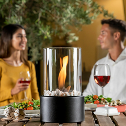 Cheminée de table design au bioéthanol - Livraison offerte