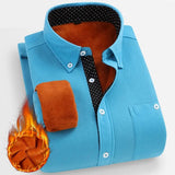 Chemise chaude en Velours Côtelé pour Homme - Livraison offerte