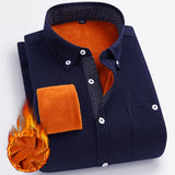 Chemise chaude en Velours Côtelé pour Homme - Livraison offerte
