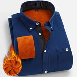 Chemise chaude en Velours Côtelé pour Homme - Livraison offerte