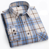 Chemises en flanelle à manches longues pour homme - Livraison offerte