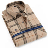 Chemises en flanelle à manches longues pour homme - Livraison offerte