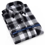 Chemises en flanelle à manches longues pour homme - Livraison offerte