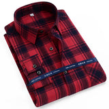 Chemises en flanelle à manches longues pour homme - Livraison offerte