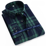Chemises en flanelle à manches longues pour homme - Livraison offerte
