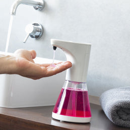 Distributeur automatique de savon mousse avec capteur de mouvements - Livraison offerte