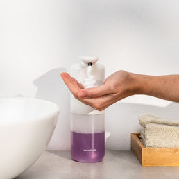 Distributeur automatique rechargeable de savon avec capteurs sans contact - Livraison offerte