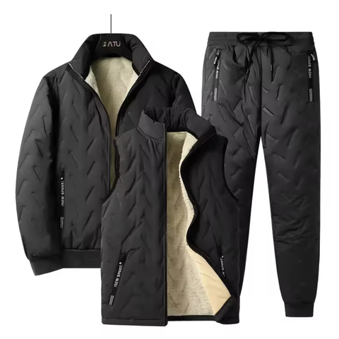 Ensemble survêtement thermique 3 pieces pour homme et femme - pantalon + pull + sweat à capuche - Livraison offerte