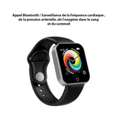 Montre Bracelet connecté I7 Noir Etanche - Livraison offerte