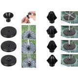 Fontaine de jardin solaire à éclairage LED - Livraison offerte