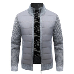 Gilet doublé à col montant pour homme - livraison offerte