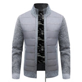 Gilet doublé à col montant pour homme - livraison offerte