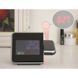 Horloge station météo avec projecteur orientable 180° - livraison offerte