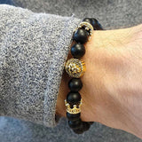 King bracelet : Bracelet Homme Tête de Lion - Livraison offerte
