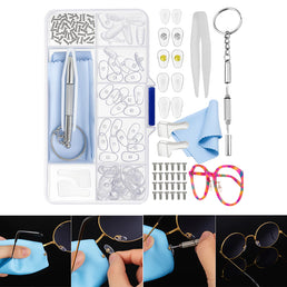 Kit de réparation de lunettes 126 pièces - Livraison offerte
