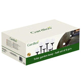 Lot de 6 lampes de jardin solaires – Livraison offerte