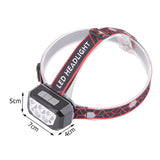 Lampe frontale 5 LED avec portée 500 mètres - Livraison offerte