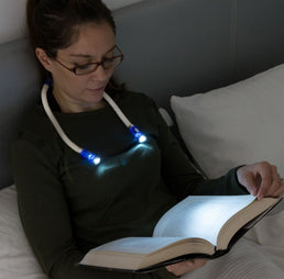 Lampe de Lecture LED tour de cou - Livraison offerte