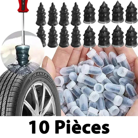 Lot de 10 répare pneu - Livraison offerte