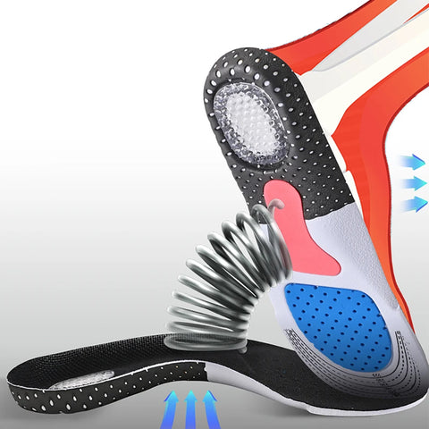 Lot de 2 Semelles orthopédique à gel - Livraison offerte