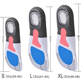 Lot de 2 Semelles orthopédique à gel - Livraison offerte
