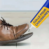 Lot de 3 colles de réparation rapide universelle pour chaussures - Livraison offerte