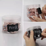 Lot de 24 étiquettes autocollantes lavables et réutilisables - Livraison offerte