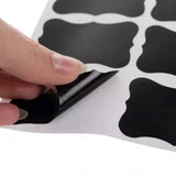 Lot de 24 étiquettes autocollantes lavables et réutilisables - Livraison offerte