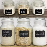 Lot de 24 étiquettes autocollantes lavables et réutilisables - Livraison offerte