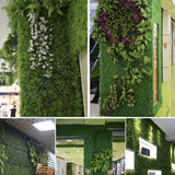 Lot de 4 Haies artificielles  60 x 40 cm pour balcons et jardins - Livraison offerte