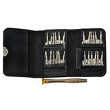 Lot d’un tournevis de précision + 25 embouts magnétiques livrés dans un étui - Livraison offerte