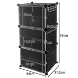 Meuble à chaussures modulaire à 6 niveaux - Livraison offerte