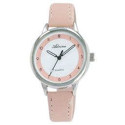 Montre a quartz Adriana pour femme avec cadran en acier inoxydable - Livraison offerte