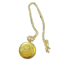 Montre de poche moderne à clapet design moto - livraison offerte