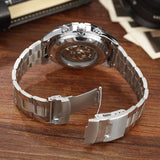 Montre à quartz en argent design pour homme - Livraison offerte