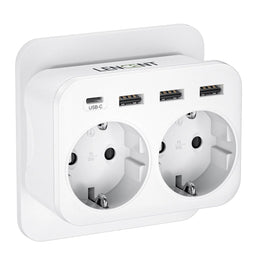 Multiprise murale 6 EN 1 - USB et USB-C - Charge rapide Réussite - Livraison offerte